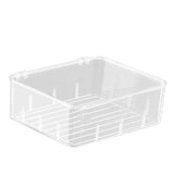 Clear Sock Storage Box Plastic Transparent Partition Design Underwear Drawer Organizer for Storing V1294-YM0901-3117230233211