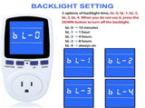 Upgraded Watt Power Meter Plug Home Electrical Monitor Consumption Upgraded Watt Meter, Watt V1258-DP02-C-963