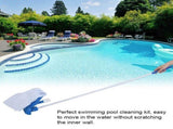 Swimming Pool Leaf Mesh Net Set Pools Leaf Skimmer Cleaning Tools for Pond Fountain V1294-YM0901-3111200048111