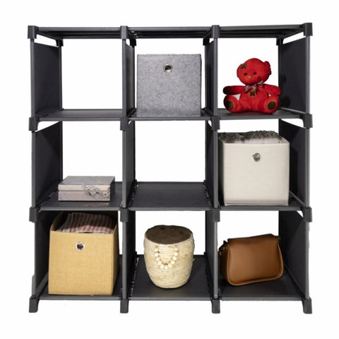 Storage Organizer, 9 Cubes, Wardrobe Closet Storage Shelves V510-MFR105