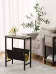 Industrial Side Table with Magazine Holder Sling and Metal Structure V178-83164