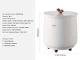 Towel Warmer Bucket, 20L Large Towel Warmer for Bathroom, Auto Shut Off Towel Heater with 4-Level V952-MJJRTBS20LZSPPM89V3