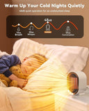 Desktop heater, EU standard, office heater, household, cross-border, PTC heating, small, vertical V1102-DSZ-HEATER-002