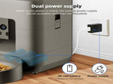 Smart Pet Feeder with Camera 2L, WiFi App Control, Two-Way Audio, USB & Battery Backup V1232-CWWSJ-KS--002