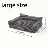 white Comfortable Cat Sofa, Cute and Soft Cat Bed, Cat House Breathable Cat Sleeping Basket, V1106-MSF001