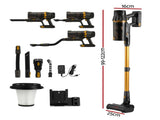DEVANTI 30000Pa Cordless Stick Vacuum Cleaner 4-in-1 Handheld Vac, Gold VAC-CL-G60-GD
