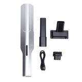 Handheld Vacuum Cleaner Portable Cordless High Suction Power Brushless Motor for Home Car Use Silver V1294-YM0901-3113240274912