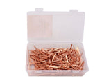 250Pcs Horseshoe Nails Copper Plated Rustproof Equestrian Riding Equipment Pet Supplies 51mm E5 V1294-YM0706-3111230194813