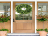 20 Inch Boxwood Front Door Wreaths, Spring and Summer Outdoor Wreath for Front Door, All Seasons V1258-DP02-WO-728