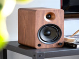 Kanto YU6 200W Powered Bookshelf Speakers with Bluetooth and Phono Preamp - Pair, Walnut V398-KO-YU6WALNUT-I