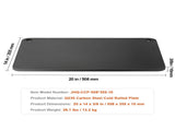 Pizza Steel, 20" x 14" x 3/8" Pizza Steel Plate for Oven, Pre-Seasoned Carbon Steel Pizza Baking V952-FXPSPSGB2014V3XP7V0