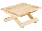 Foldable Solid Wood Small Square Bench Rural Styles Bench Ergonomic Design Fine Workmanship V1294-YM0901-JY16204