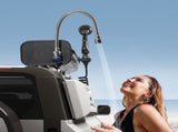 Roof Rack Water Tank, 4 Gal, Multi-Dispensing Outdoor Tank with 2 Splash-Guard Panels & T-slot, V952-CDJSXZTK4GALFADHNV0