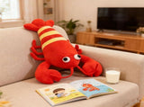 13.78 Inch Cute Lobster Plush Toy, Soft Stuffed Red Crayfish Plushie for Kids, Adorable Hugging V1366-AZ2-W-16712