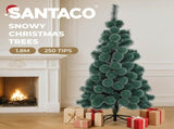 Santaco 1.8M 250 Tips Christmas Tree Full Pine Needle XMASTREE1017-1.8M_NZ