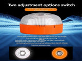 V16 Emergency LED Warning Lights 5PCS, White & Yellow Beacon Traffic Light V1263-JX-5796
