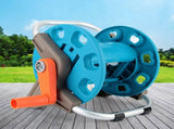 G1/2 Water Pipe Garden Watering Trolley Reel Hose Rack Storage Holder Rack V1294-YM0901-JY34923