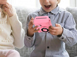 Instant Print Camera for Kids Zero Ink Print Photo Camera with 32G TF Card-Pink V1263-JX-7689-3