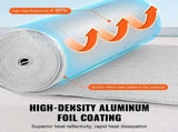 Double Reflective Insulation Roll, Foam Core Radiant Barrier, 3.2 mm 48 in x 50 ft, Double-Sided V952-LBPEFPMXRFSFIMUHAV0