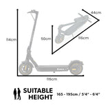 VALK Synergy 7 Electric Scooter, 500W 15Ah, AU Compliant, Motorised eScooter for Adults, V219-TRNESCVAS7Y