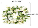 Gardenia Wreath American Holiday Home Decoration Door Hanging V1294-YM0626-230203QY02