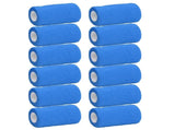 12Pcs Bandage Wrap Natural Latex Elastic Self Adhesive Wrap for Cows Dogs Horses 10cm Blue V1294-YM0523-3111220104713