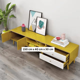 NNECN Modern TV Stand Side table & Coffee Table package for Living Room V728-CN730862