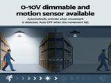 Leier 150W UFO LED High Bay Light Motion Sensor HBL-UFO-N150-SEN-BK