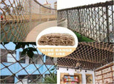 Plant Support Net for Climbing Plants - 2 x 5 Meters - Jute Climbing Net - Natural & Sustainable V1189-HB003WSRR00004
