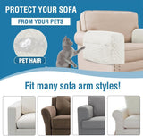 Armrest Covers for Sofa Water Resistant Couch Arm Remote Control Holder Organizer Magazine, Tablet, V1259-DP01-A-4453