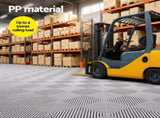 Giantz 20PCS Garage Floor Tiles Interlocking Drainage Non-Slip Tiles Heavy Duty for Workshop Grey GFT-40X40-20P-GR