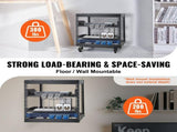 9U Open Frame Rack, 584.2 to 1016 mm Adjustable Depth, Free Standing or Wall Mount Network V952-KFSJJHS9UJL25B27FV0