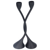 Candle Holder Zinc Alloy High Foot European Style Romantic Simple Retro Black Candlesticks for Bar V1294-YM0715-3115220047511