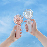 4800mAh Battery Operated Mini Portable Personal Cooling Fan USB Rechargeable Wearable Hanging Neck V1370-AZ4-05904