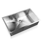 Cefito Kitchen Sink 70X45CM Stainless Steel Basin Single Bowl Silver SINK-7045-R010