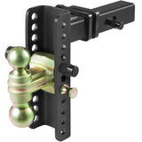 Adjustable Trailer Hitch, 203.2 mm Drop & 165.1 mm Rise Hitch Ball Mount with 50.8 mm Receiver, V952-SQTQJTCB22259NAWHV0
