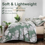 Sophisticated Quilted Coverlet and Pillowcases Set: Elevate Your Bedroom Decor - Queen size V745-MAC090434Q13U