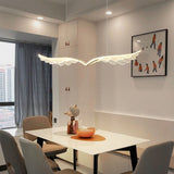 BAMDECOR 150cm Wing-Shaped LED Ceiling Light 3-Color Changeable Stepless Dimming High Light V255-WING-150