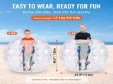 Inflatable Bumper Balls 2-Pack, 4FT/1.2M Body Sumo Zorb Balls for Teen & Adult, 0.8mm Thick PVC V952-QSNKCQPPQZJ4LJ1T5V0