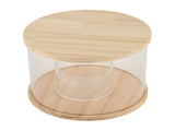 Action Figure Display Case Rotating Base Dustproof Waterproof Acrylic Action Figure Cabinet for V1294-YM0703-3117230121711