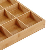 Divided Wooden Tray Multi Serving Tray for Hot Pot Restaurants Sushi Plate 9 V1294-YM0521-3118230024115