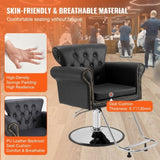 VEVOR Salon Chair, Barber Chair for Hair Stylist, Styling Chair with Heavy Duty Hydraulic Pump, 360&deg; V952-SLYZ3037485Y9L3ETV0