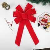 Large Red Velvet Christmas Bow with Gold Glitter Edge V1142-RB1005010487400222