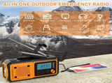 Hand-crank emergency radio - Portable AM/FM and shortwave radio - Supports charging via solar V1259-DP01-BO-499