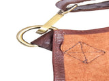 Pierre Cardin Professional Leather Apron Butcher Woodwork Hairdressing Barber Chef - Chestnut V563-PC3433-CHESTNUT