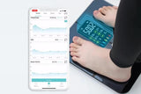 Smart Digital Bathroom Body Fat Scale 180KG Bluetooth Scales Weight for BMI Water -Navy Blue V1263-JX-6710-2