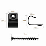 Stainless Steel Clips Deck Clips Universal Decking Clips with Decking Screws for Composite Deck V1366-AZ2-W-14465