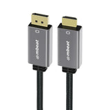 mbeat Tough Link 1.8m 4K/60Hz Display Port to HDMI Cable - Connects DisplayPort to HDMI 4K60Hz V1202-V2-USMB-XCB-DPHDM18