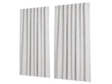 Marlow 2 Panels Blackout Curtains Linen Look Curtain Draperies Window Bedroom CD1023-NW-240X230-AU