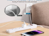 3Pack Outdoor Extension Cord Cover,Waterproof Connection Protector with 4 Seal Latches,Adjustable V1192-AZ-W-31076